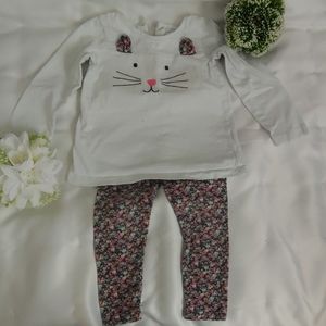 3-D Flower Kitty Outfit
